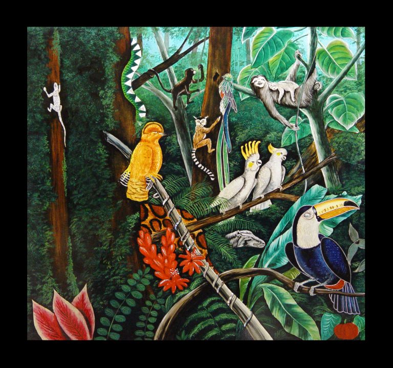 Rainforest I (Triptychon 300 x 100cm)